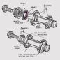 Preview: Nabenset Fly Bikes Magneto Alu