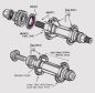 Preview: Nabenset Fly Bikes Magneto CrMo Male