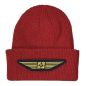 Preview: Beanie Fit Cuffed Gold Wing