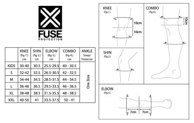 Knie-Schienbein-Kombo Fuse Omega Whip