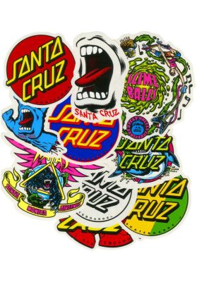 Stickerbogen Santa Cruz 10er Pack