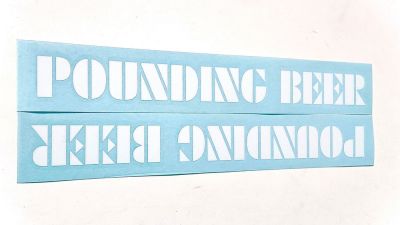 Sticker S&M Pounding Beer