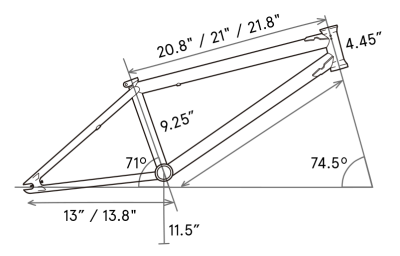 Rahmen Fly Bikes Aire V3